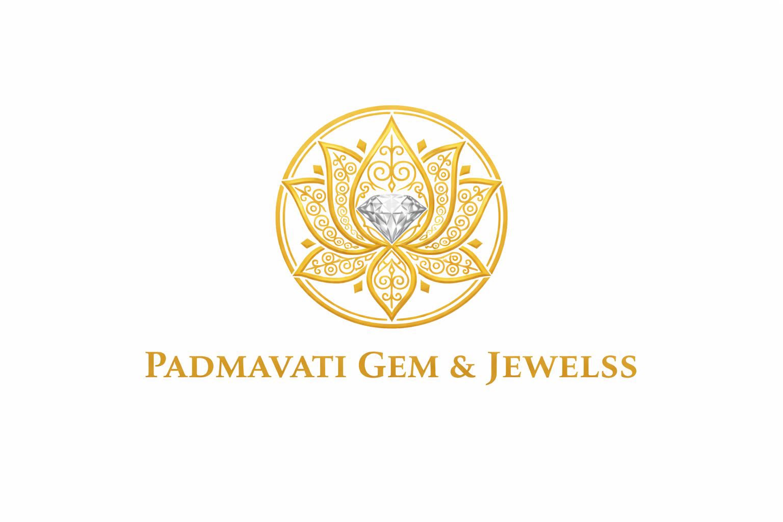 Padmavati Gem & Jewelss lotus logo